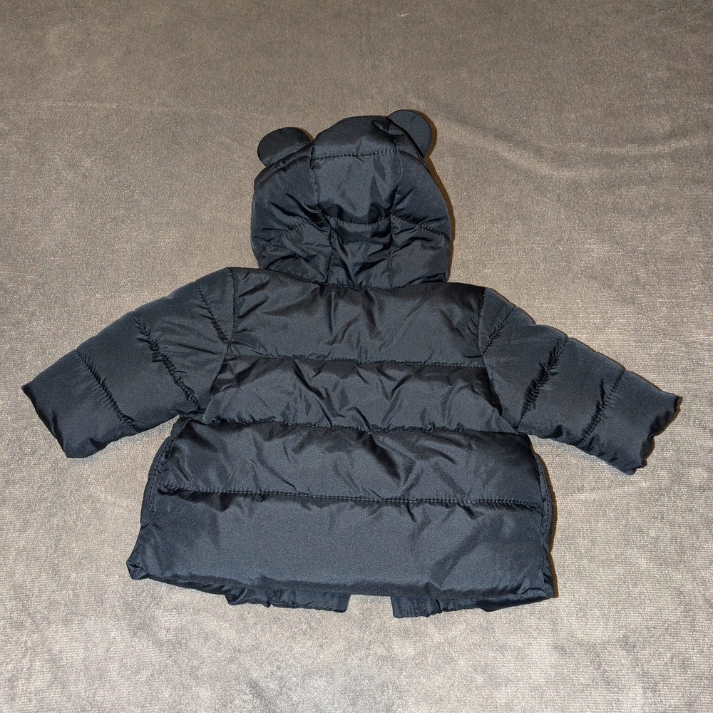 Old Navy Blue Puffer Jacket | Water-Resistant & Cozy - Picture 4 of 5